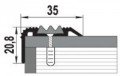 Профиль ПУ-07-1
Материал алюминий
Возможная длина 0,9 м; 1,35 м; 1,8 м; 2,7 м
Возможные покрытия 00- без покрытия
                                            АЛ- анод люкс
                                            Вставка ПВХ